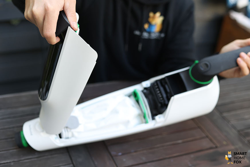 Das Wechseln bzw. Austauschen des Akkus beim VK7